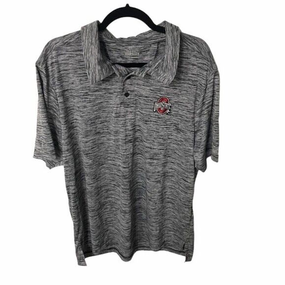 Pro Spirit Athletic Gear Other - OHIO STATE heathered grey men’s polo